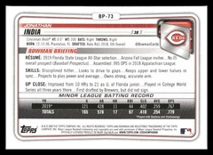 2020 Bowman #BP-73 Jonathan India Prospects