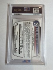 2025 1st Bowman Draft Chrome True Orange Ref Cade Obermueller Auto 20/25 PSA 10