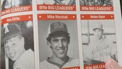 1990 little BIG LEAGUERS Book W/44 Cards Inside