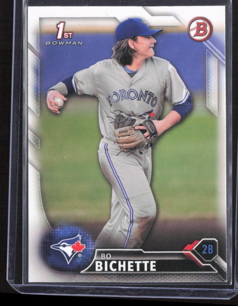 2016 Bowman Draft Bo Bichette 1st Bowman #BD-74 Blue Jays