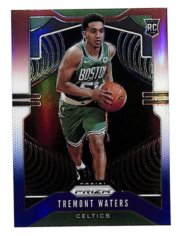 2019-20 Panini Prizm #286 Tremont Waters red white blue rookie card Celtics