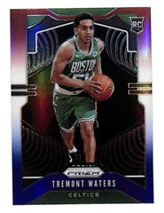 2019-20 Panini Prizm #286 Tremont Waters red white blue rookie card Celtics