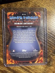 2026 Bowman Chrome Roman Anthony RC Rookie Power Chords Refractor Red Sox
