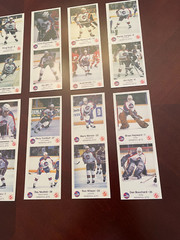 1985-86 Winnipeg Jets NHL Police Set of 12 Panels – 24 Cards – Dale Hawerchuk MT