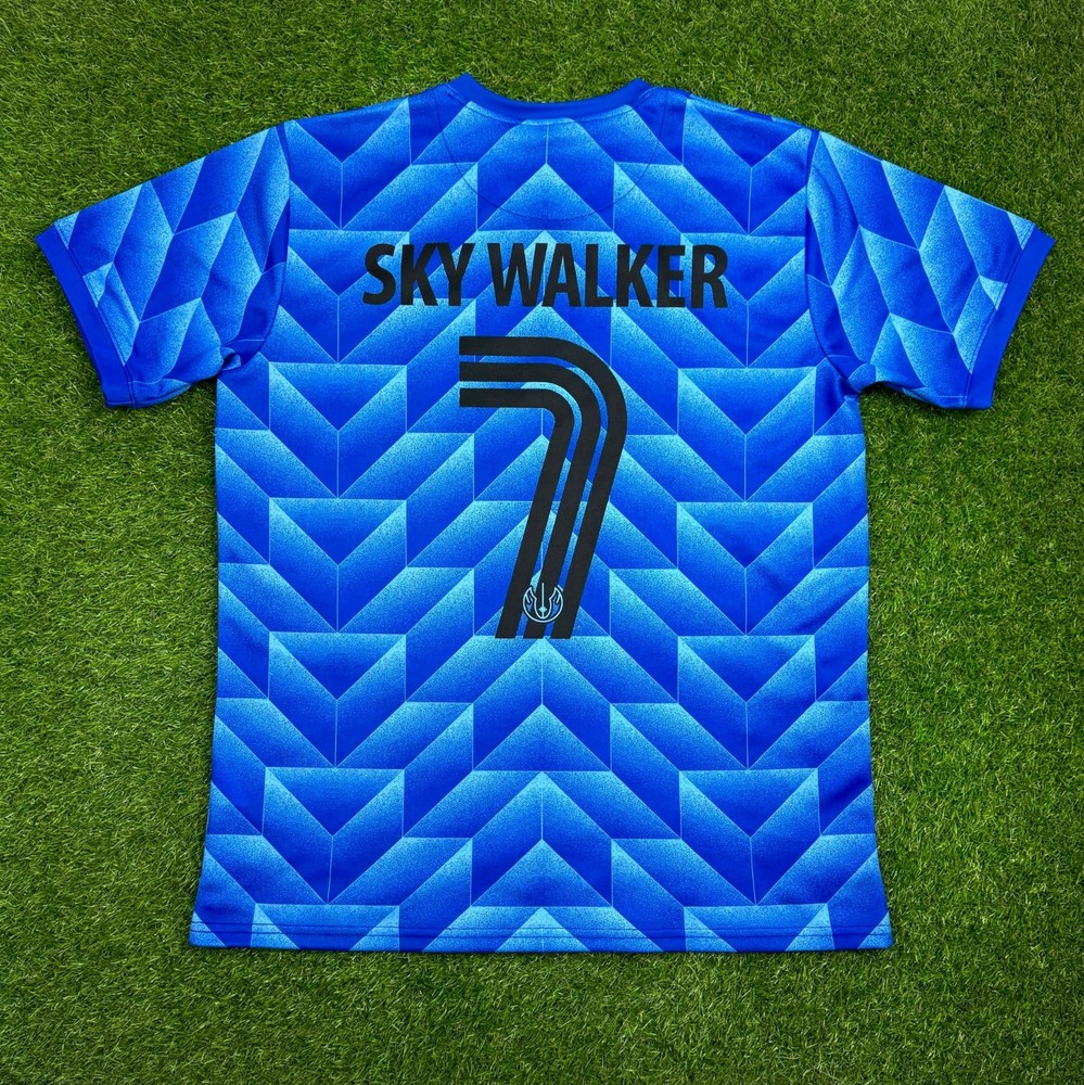 Star Wars Camisa de Futbol Retro, Skywalker # (Talla Grande)