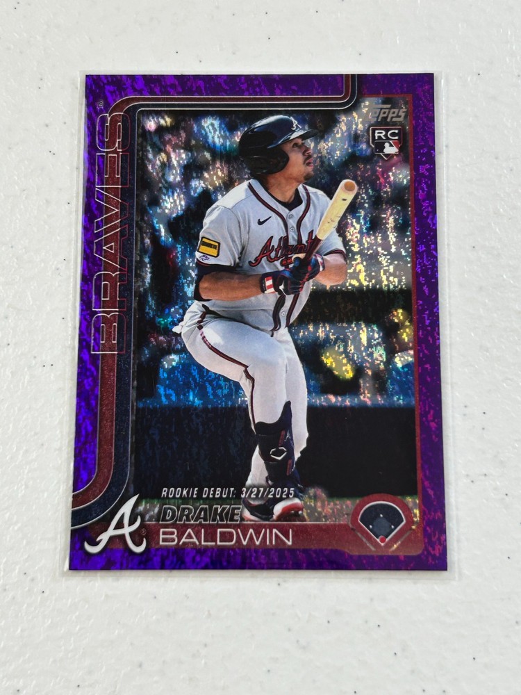 2025 TOPPS- DRAKE BALDWIN RC PURPLE /250- #US113