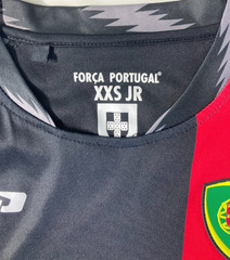 Forca Portugal FP Black Jersey Size XXS JR