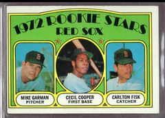 1972 Topps Set-Break # 79 Carlton Fisk/C.Cooper VG-VGEX *JAYSACE*