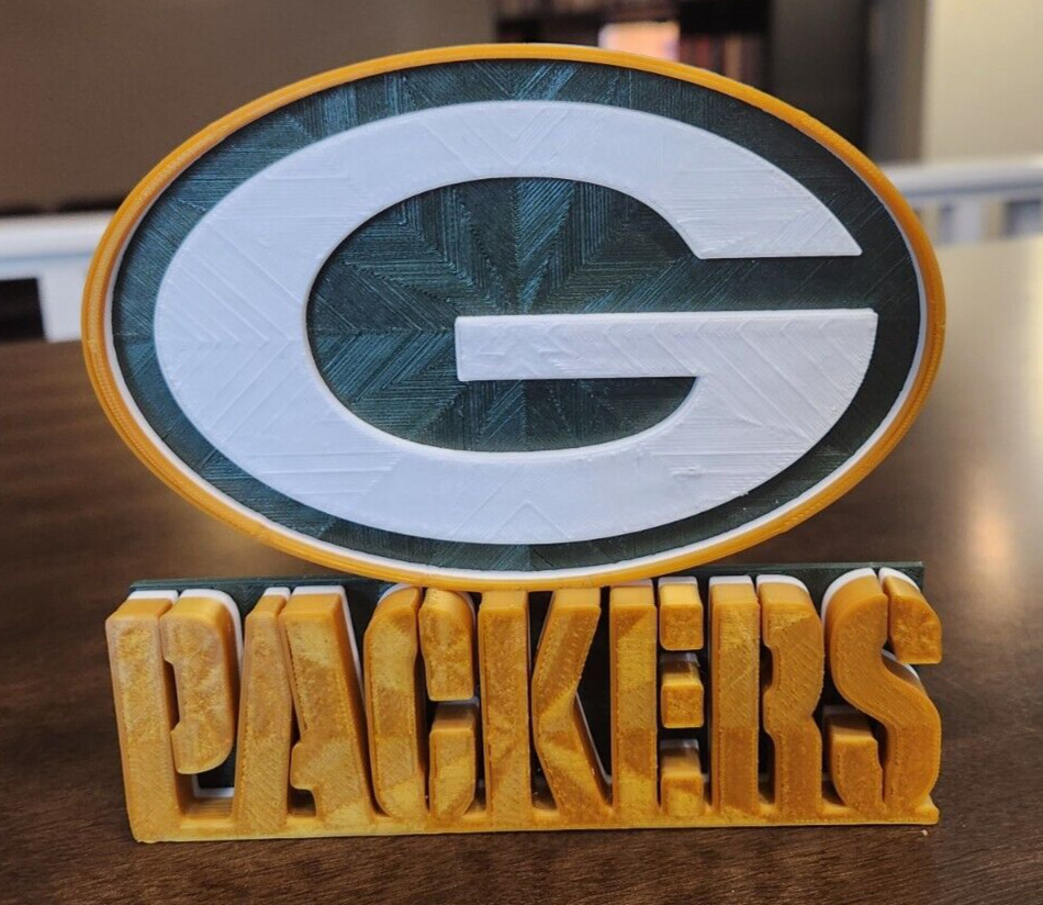 Green Bay Packers 3d Printed Logo