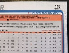 2019 Topps Series 1 Baseball Trevor Bauer #110 Cleveland Indians
