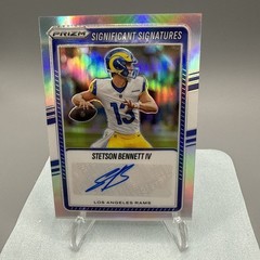 2025 Panini Prizm Stetson Bennett IV Significant Signatures Rams RC