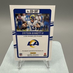2025 Panini Prizm Stetson Bennett IV Significant Signatures Rams RC