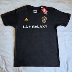 Adidas LA Galaxy Zlatan Ibrahimovic #9 MLS FIFA Soccer Futbol S-2XL Black TShirt