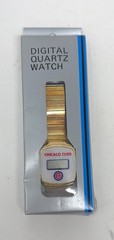 Vintage Chicago Cubs MLB Digital Quartz Mens Watch Gold Color