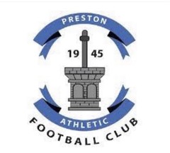 Preston Athletic FC Scottish Non-League football pin badge
