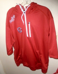 Mens Cincinnati Reds Rawlings Red Hoodie Shirt pullover L Stitches Athletic Gear