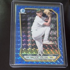 JAMIE ARNOLD 2025 BOWMAN CHROME DRAFT 1ST BLUE GEOMETRIC /150 Q5451