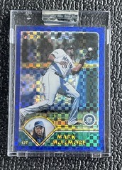 🔥MARK MCLEMORE 2003 TOPPS CHROME UNCIRCULATED BLUE XFRACTOR #&rsquo;d /57!🔥MARINERS!