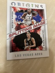 2023 Panini Origins WNBA Splitting Image Jackie Young Kelsey Plum (RC) #8