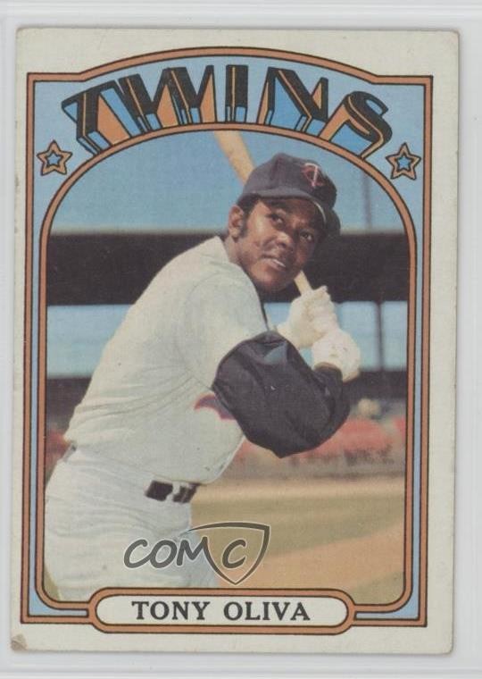 1972 Topps Tony Oliva #400 HOF 2d4