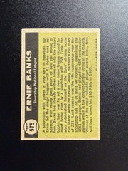 1961 Topps – High # All-Star Ernie Banks #575 VG