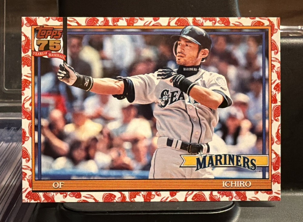 2026 Topps Ichiro Seattle Mariners T91-33 Koi Fish Japan Edition