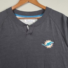 Tommy Bahama Miami Dolphins Sweatshirt Mens XXL Charcoal Gray NFL Embroidered