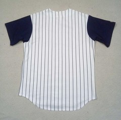 RARE VTG 1997-01 Anaheim Angels Pinstripes Baseball Jersey Majestic USA Made SzM