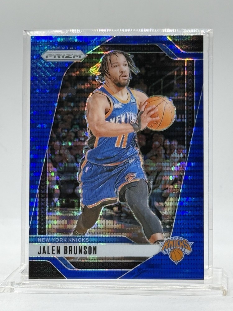 2023-24 Panini Blue Pulsar Prizm #217 JALEN BRUNSON (#&rsquo;d / 99 )KNICKS