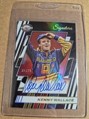 2023 Panini Donruss NASCAR 75th Anniversary Signatures #75KW KENNY WALLACE 31/75