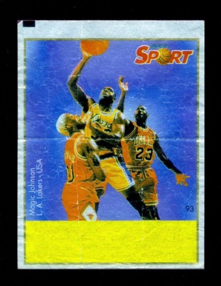 1996 Kent All Sport (Turkish Issue) # 93 * MAGIC JOHNSON * Michael Jordan Rodman