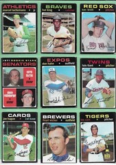 1971 Topps Baseball – Pick Your Cards & Fill Your Sets – Cards (8-223)