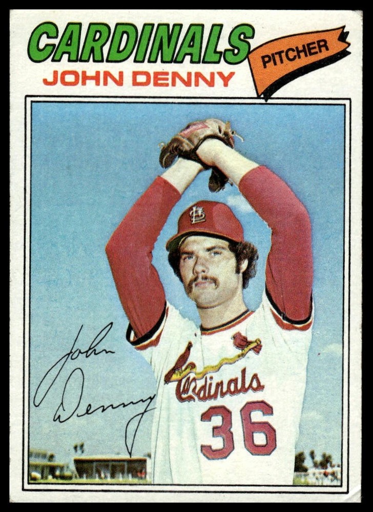 1977 Topps #541 John Denny