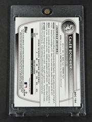 Caleb Bonemer 2025 Bowman Draft Chrome Green Refractor #/99 White Sox