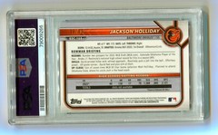Jackson Holliday 2022 Bowman Chrome 1st Gold Refractor 1850 Signed PSA 1 G2U