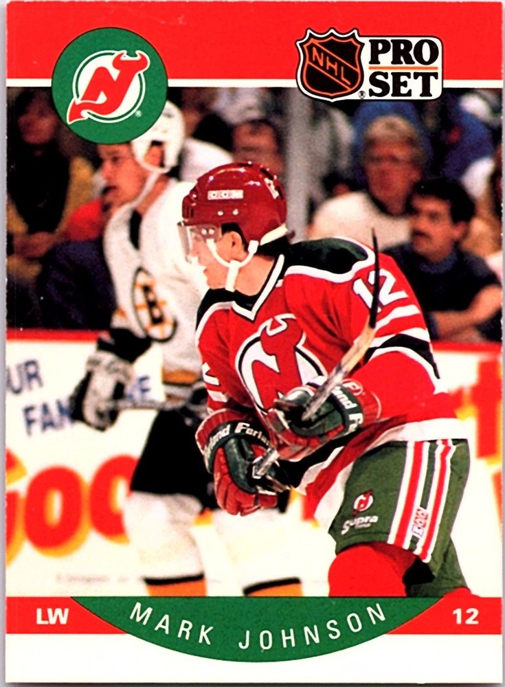 1990-91 Pro Set #168 Mark Johnson
