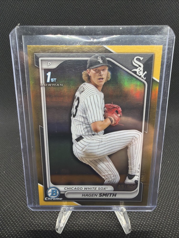 2024 Bowman Draft Chrome Gold Refractor /50 Hagen Smith #BDC-2
