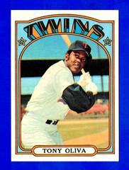 1972 TOPPS #400 TONY OLIVA MINNESOTA TWINS CARD — NM MINT