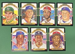 1987 Donruss Diamond Kings Lot- Strawberry, Canseco, Smith, Winfield, Puckett…