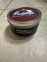 NHL COLORADO AVALANCHE WOVEN BELT XL