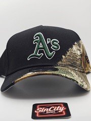 NewEra Oakland Athletics A&rsquo;s Realtree Camo Tearaway 9forty A-Frame Snapback Hat