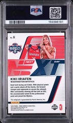 Kiki Iriafen Next Day Auto Rookie RC 2025 WNBA Donruss #6 PSA 10