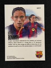 Aitana Bonmati 2025-26 Futera FX Football Barcelona #BBP27 BUY ANY 2 GET 1 FREE