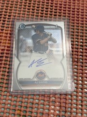 2023 Bowman Draft AJ Ewing Chrome Auto Autograph 1st Prospect #CDA-AE Mets