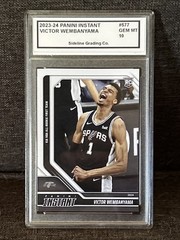 Victor Wembanyama Rookie Graded Gem Mint 10 Panini NBA ALL ROOKIE TEAM RC SPURS