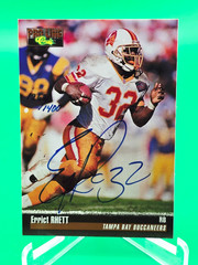 Errict Rhett 1995 Pro Line Classic Autograph 1262/1400 Auto Bucs