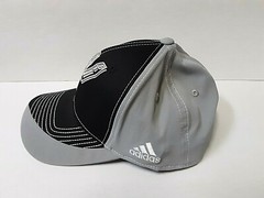 San Antonio Spurs NBA Black and Gray Adjustable Hat