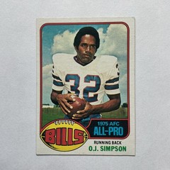 O.J. Simpson 1976 Topps #300 Buffalo Bills EXMT