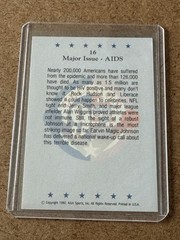 1992 Wild Card Decision #16 Earvin MAGIC Johnson HIV Lakers NBA Retirement AIDS