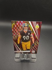 /199 Panini 2023 Phoenix Football T.J. Watt Steelers #100 Red Football NFL Card